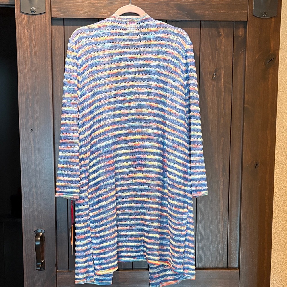Ruby Rd. Multicolor Striped Cardigan - Picture 2 of 3